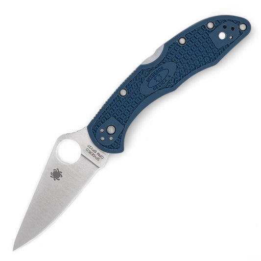 Spyderco C11PCBL Delica 4 – Cobalt Blue FRN, CPM SPY27, Back Lock Spyderco