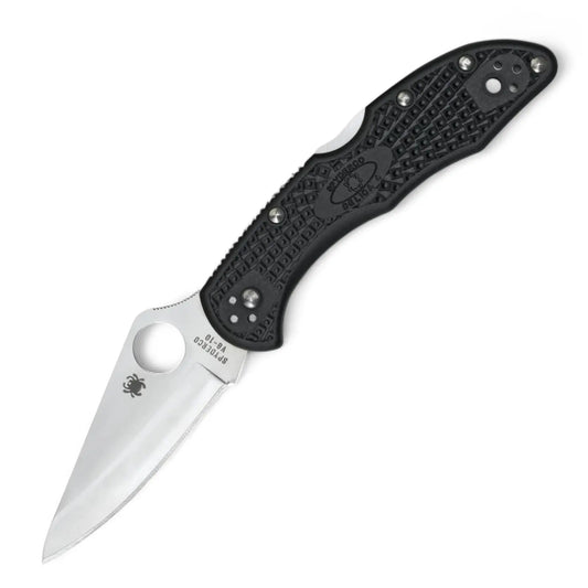 Spyderco C11PBK Delica 4 Black – VG-10 Klappmesser mit FRN Griff Spyderco