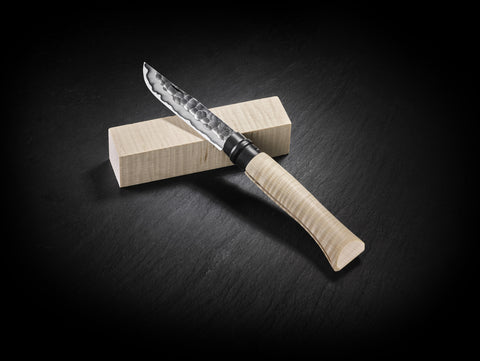 Opinel N°10 X Shiori Limited Edition – Japanisches Messer mit geflammtem Ahorngriff