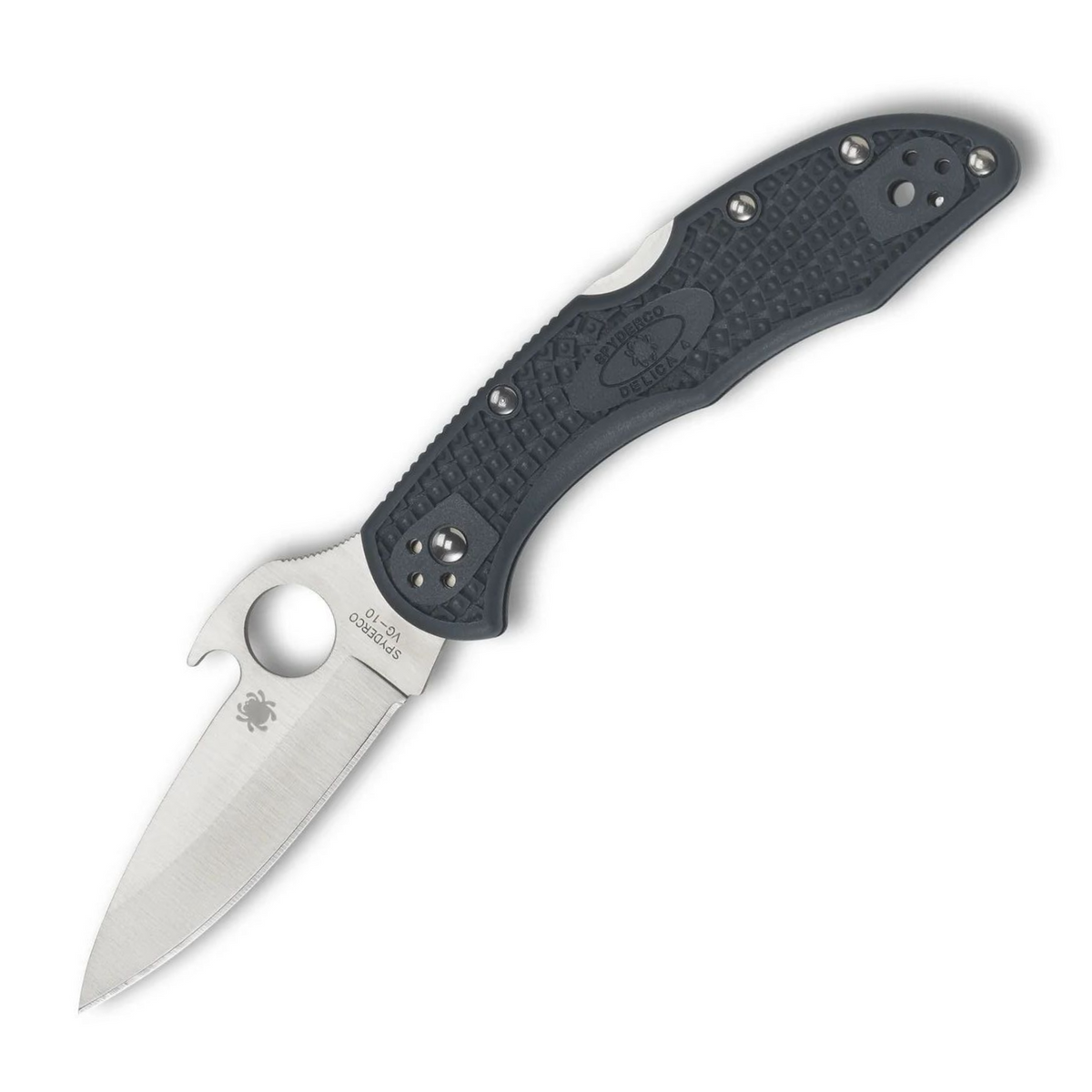 Spyderco C11PGYW Delica 4 Emerson Opener – VG-10 Klappmesser FRN