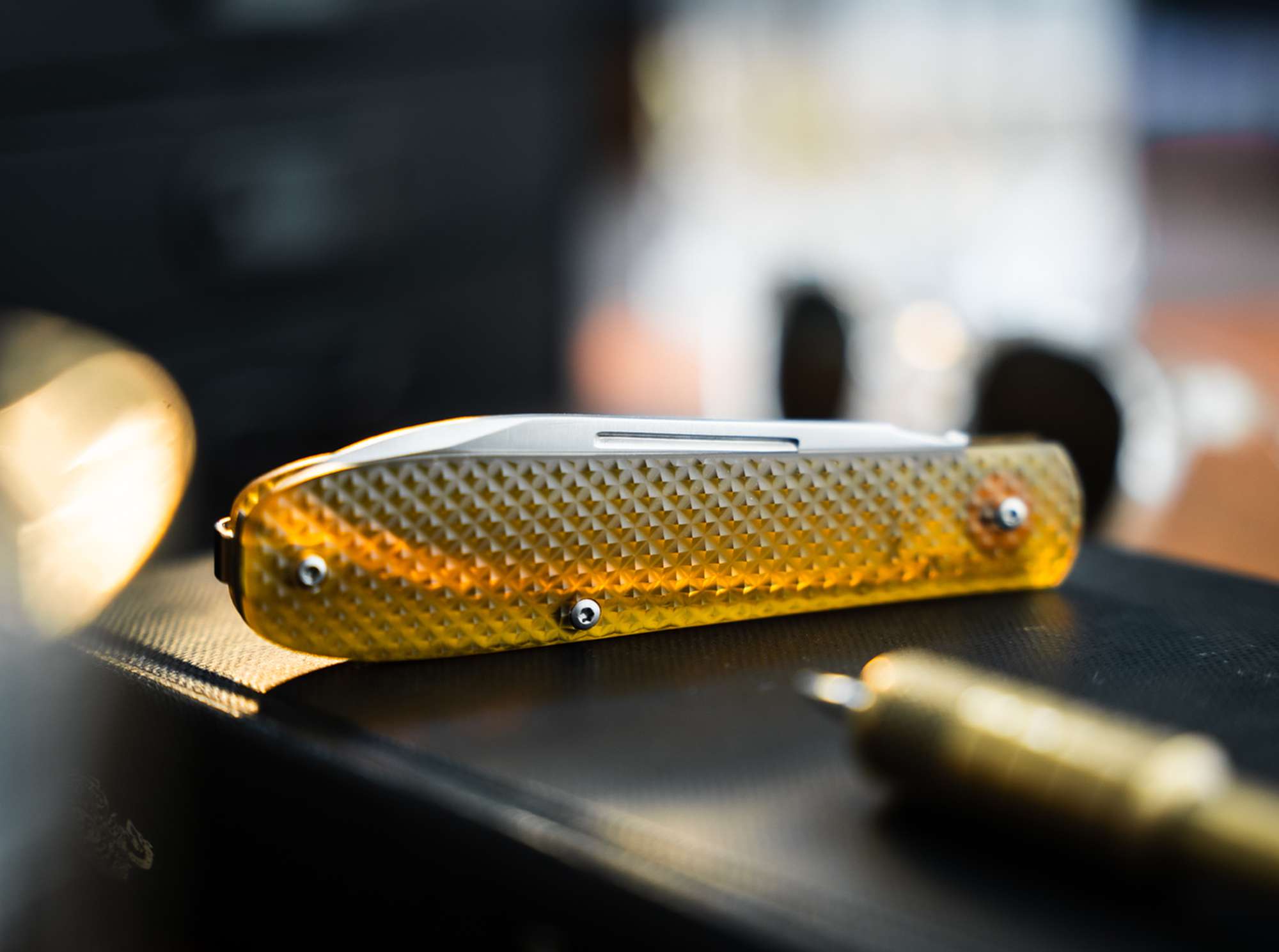 Böker Manufaktur Solingen Coffin Ultem – Slipjoint Taschenmesser mit MagnaCut-Klinge