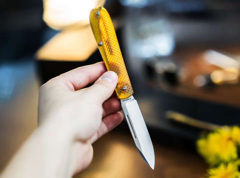 Böker Manufaktur Solingen Coffin Ultem – Slipjoint Taschenmesser mit MagnaCut-Klinge