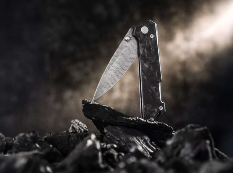 Böker Jahresmesser 2026 Damast 999 Stück Solingen Sammlermesser Carbon Backlock Böker Manufaktur Solingen