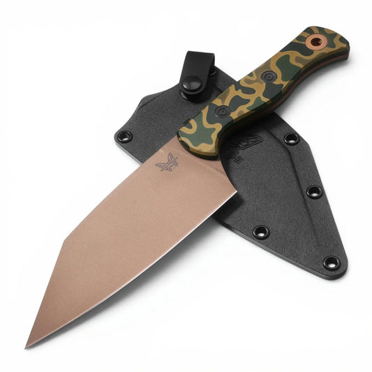 Benchmade 4010FE-2601 Camo Station Knife, Limited - GMELCH