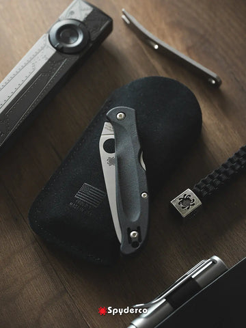 Spyderco Charisma – CTS BD1N, Black FRN, 23 g - GMELCH