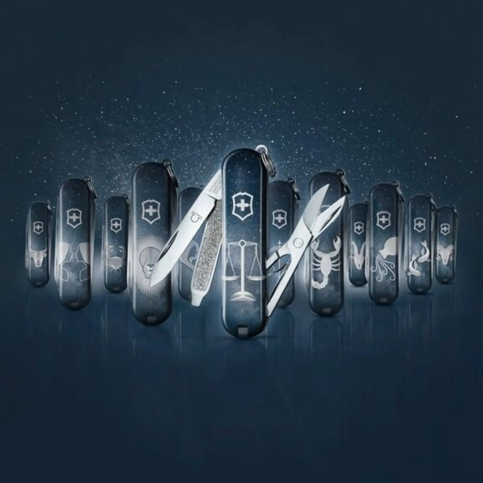 Victorinox Classic SD Zodiac Taschenmesser mit Sternzeichen-Motiv
