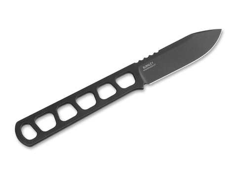 Böker Manufaktur Solingen BFF Packlite Allblack – Ultraleichtes Neck Knife aus MagnaCut mit Kydexscheide