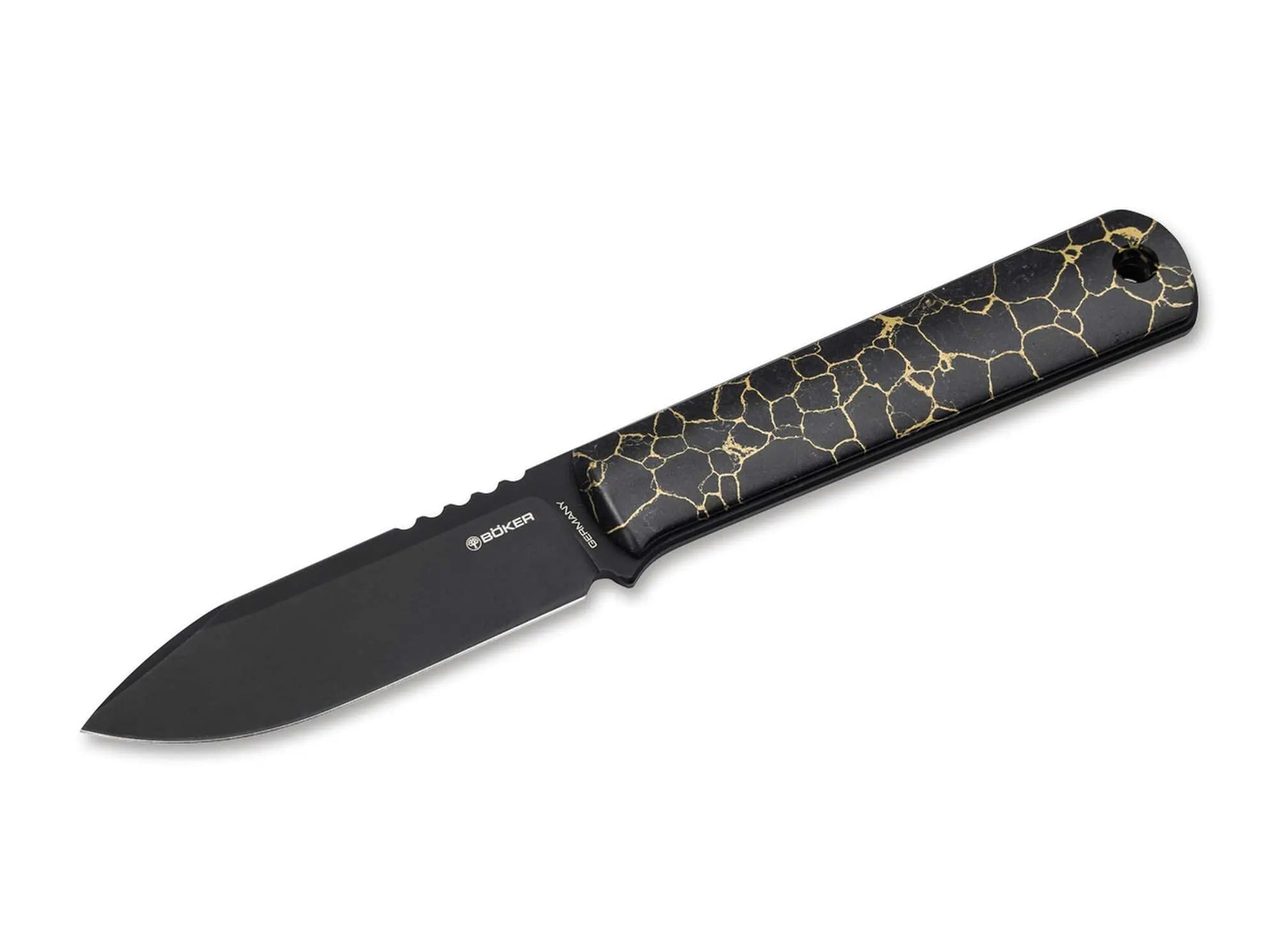 Böker BFF Packlite TruStone Black – feststehendes EDC-Messer MagnaCut