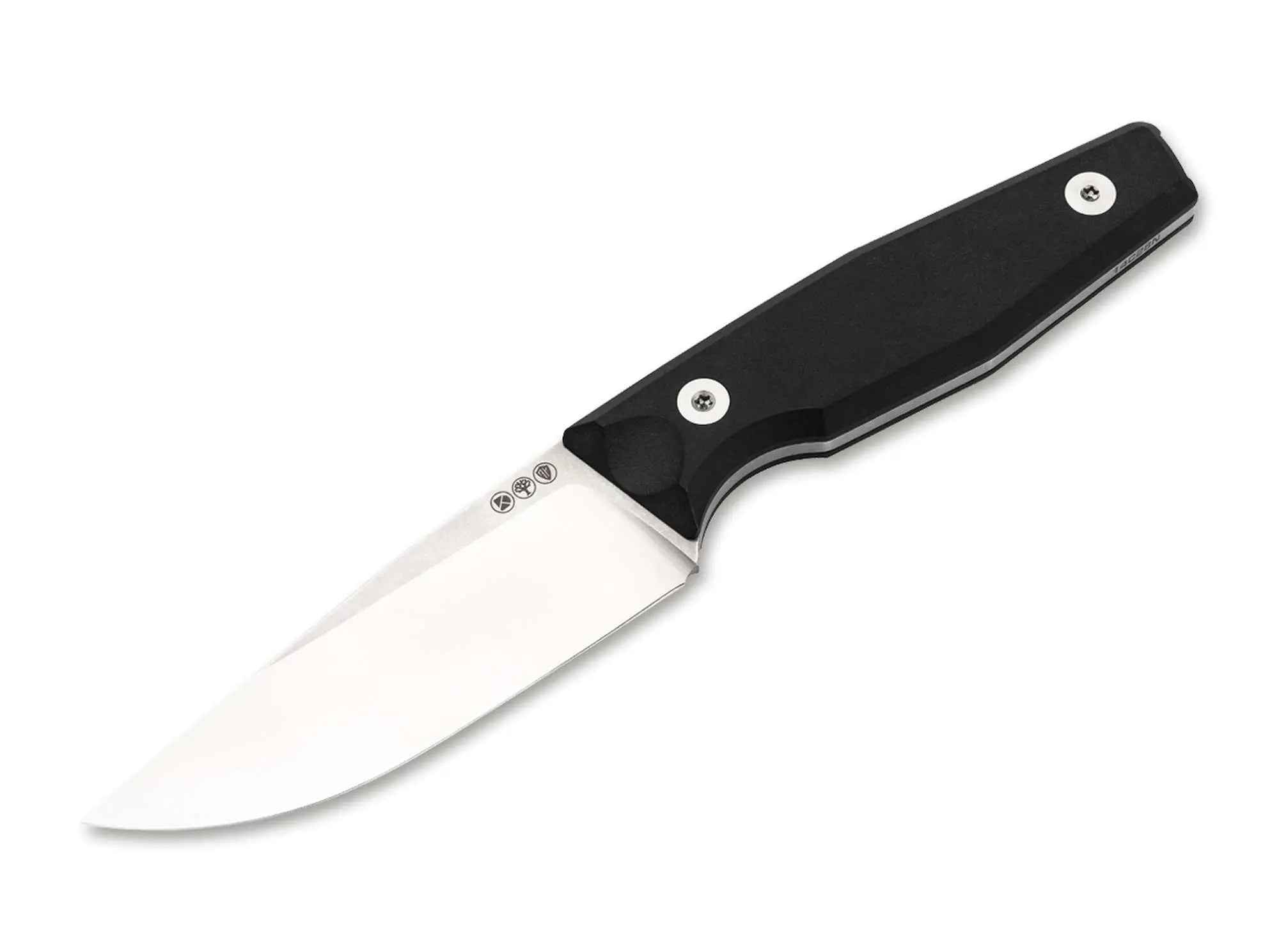 Böker Daily Knives AK4 14C28N – Feststehendes EDC & Outdoor Messer mit Richlite Griff | Made in Solingen Böker Manufaktur Solingen
