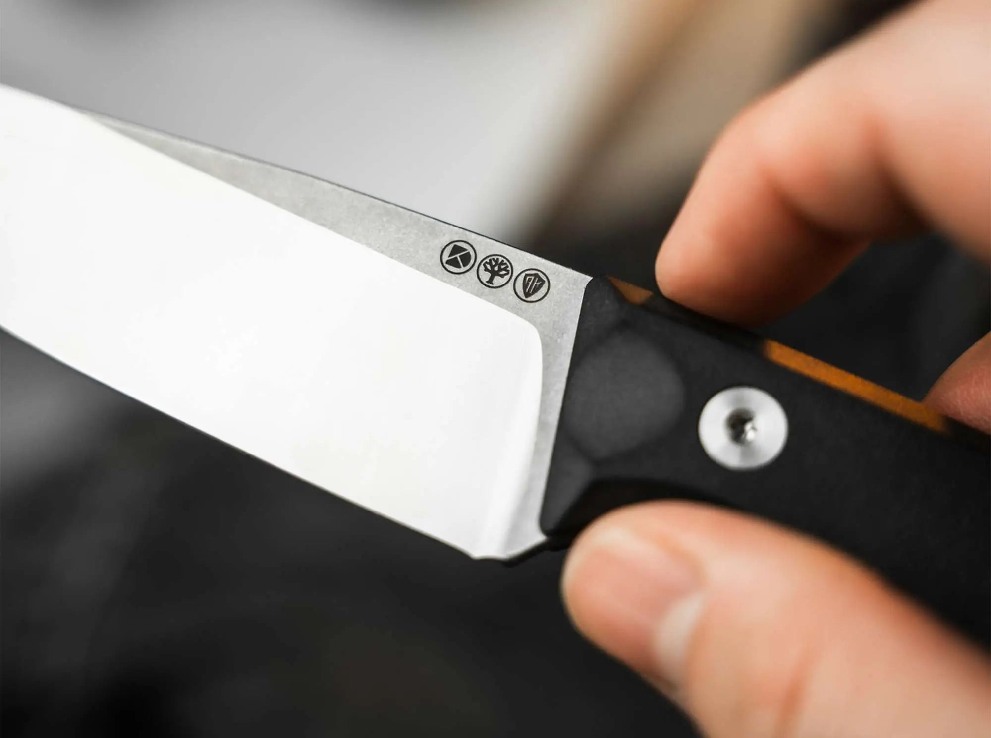 Böker Daily Knives AK4 14C28N – Feststehendes EDC & Outdoor Messer mit Richlite Griff | Made in Solingen Böker Manufaktur Solingen