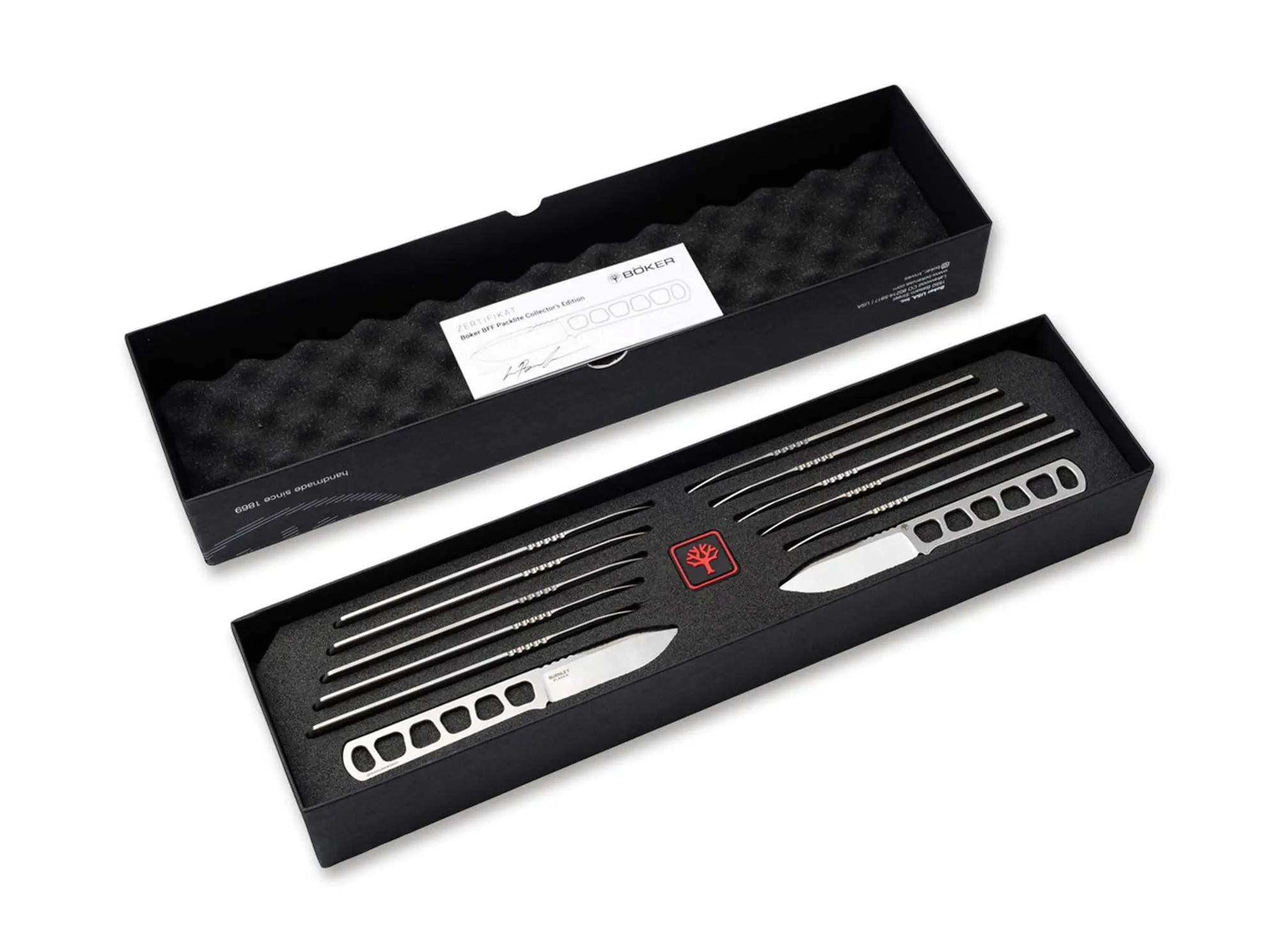 Böker BFF Packlite Collector's Edition – 12 feststehende Messer, limitiert