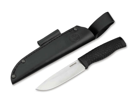 Böker Bronco Basic – CPM-3V Outdoor Messer – Solingen – feststehend inkl. Lederscheide Böker Manufaktur Solingen