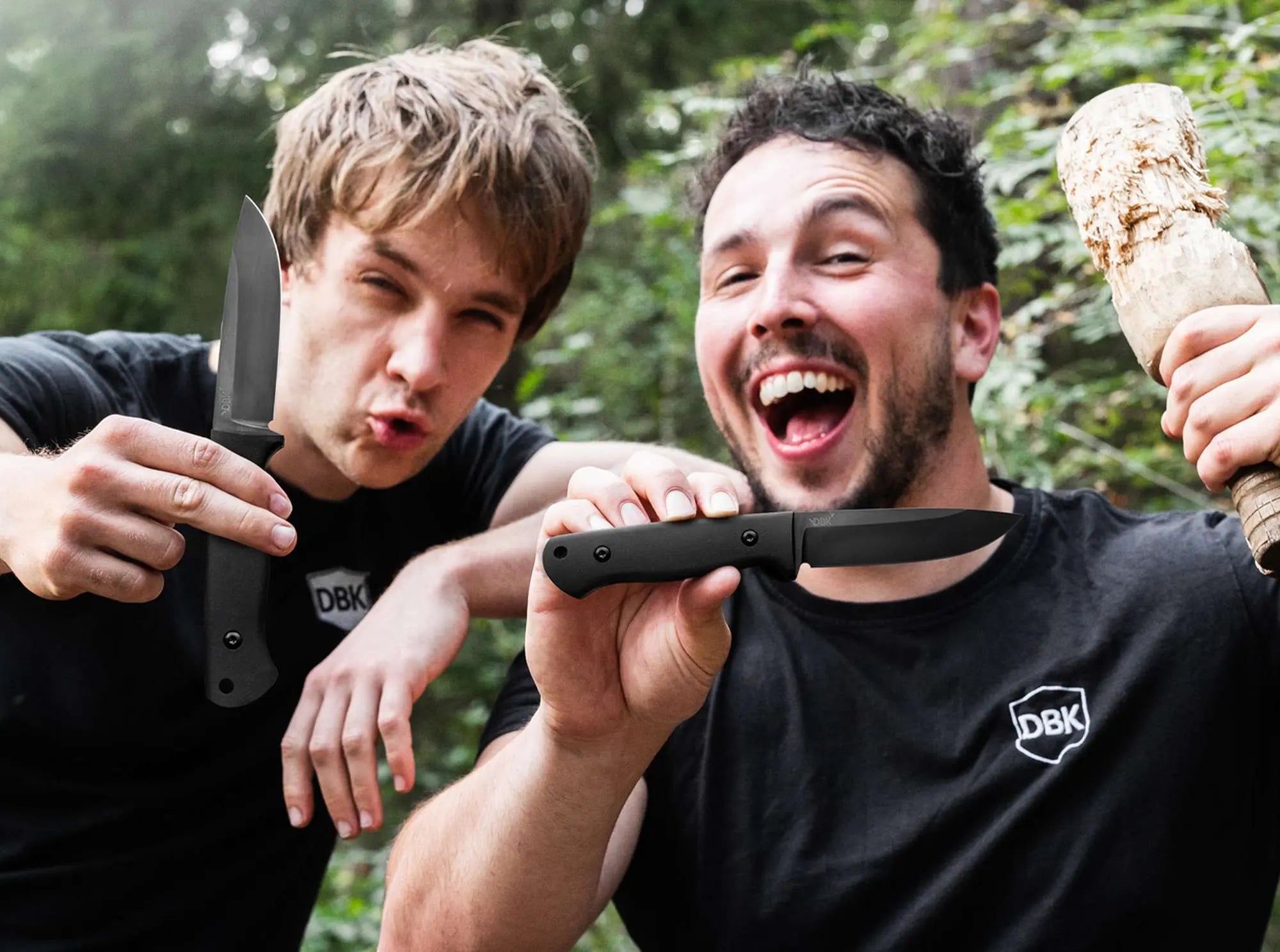 Böker DBK Bushfriend 2000 Allblack – Robustes Bushcraft Messer mit 80CrV2-Klinge & Richlite-Griff Böker Manufaktur Solingen