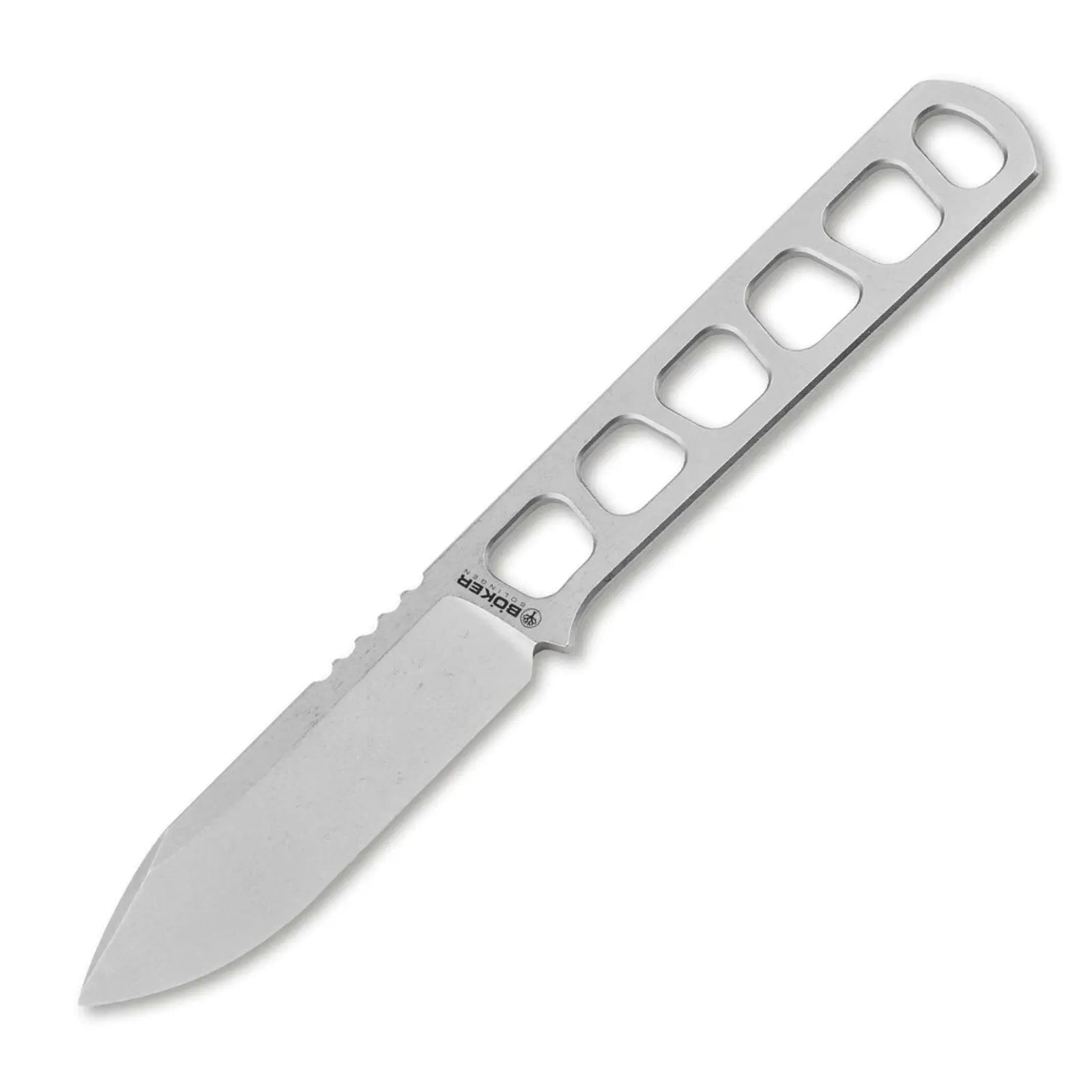 Böker BFF Packlite MagnaCut Stonewash – Feststehendes Neck Knife