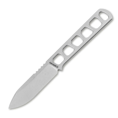 Böker BFF Packlite MagnaCut Stonewash – Feststehendes Neck Knife