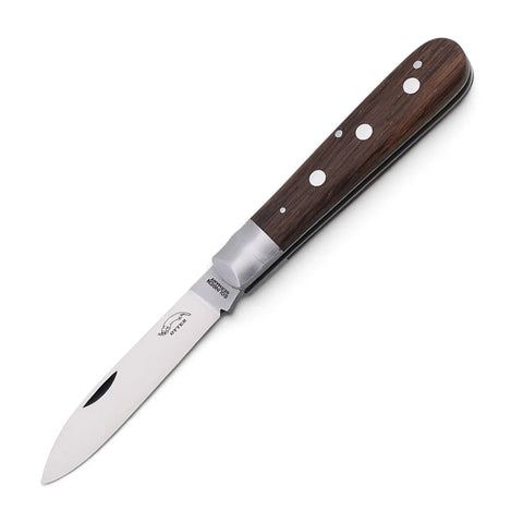 Otter 3-Nieten Edelstahl – Taschenmesser Räuchereiche, C75 Carbon oder rostfrei 1.4034