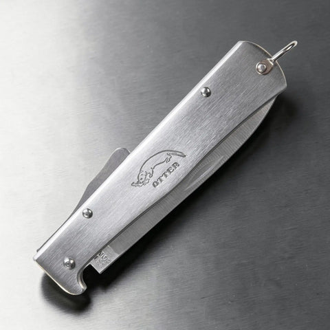 Mercator Edelstahl – Otter Taschenmesser mit Backlock, wahlweise mit oder ohne Clip