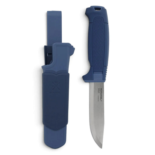 Morakniv Amberg (S) Blue Mountains Outdoormesser mit Kunststoffscheide