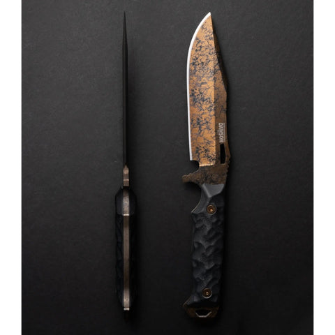 Dawson Knives Marauder Wildfire Black G10 – 80CrV2 Survivalmesser