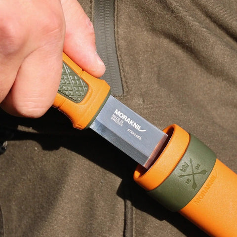 Morakniv Hunting Kansbol (S) – 10,8 cm polierte 12C27-Klinge mit gebrochenem Klingenrücken