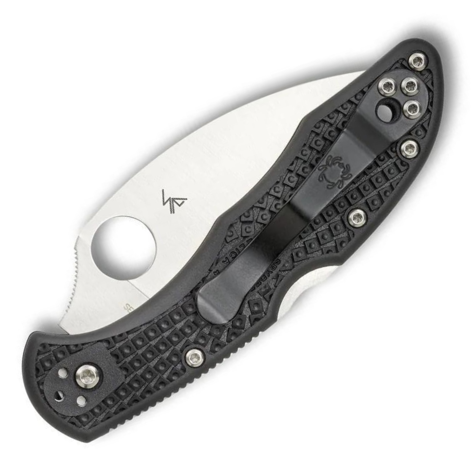 Spyderco C11FPWCBK Delica 4 Wharncliffe VG-10 FRN Black Klappmesser