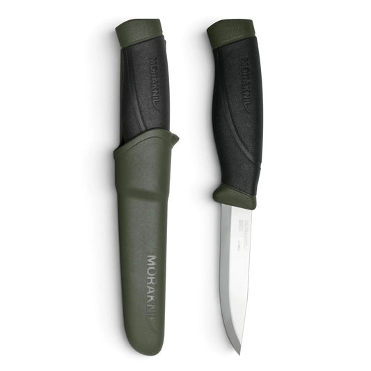 Morakniv Companion HeavyDuty (C) Military Green mit Klinge aus C100S Carbonstahl