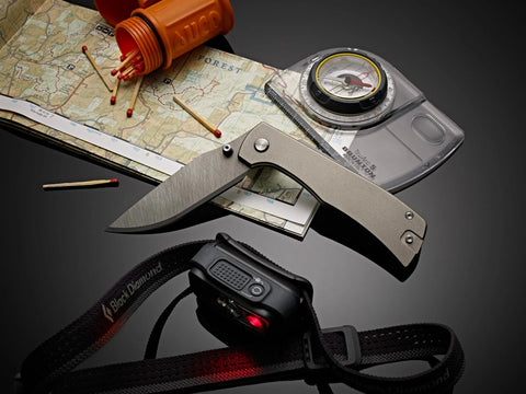 Sandrin Knives Monza Titanium – Tungsten Carbide 71 HRC Folder mit Titan Griff Recoil Lock Sandrin KNIVES