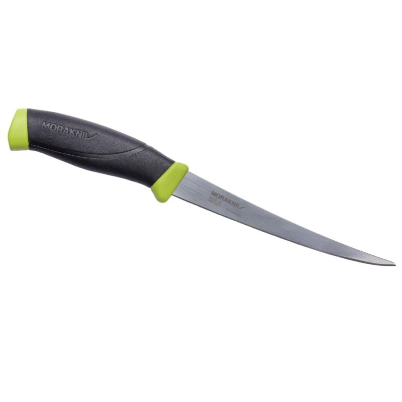 Morakniv Companion Fishing Fillet 155 – Flexibles Filetiermesser mit 12C27-Stahl aus Schweden Morakniv