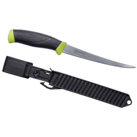 Morakniv Companion Fishing Fillet 155 – Flexibles Filetiermesser mit 12C27-Stahl aus Schweden Morakniv