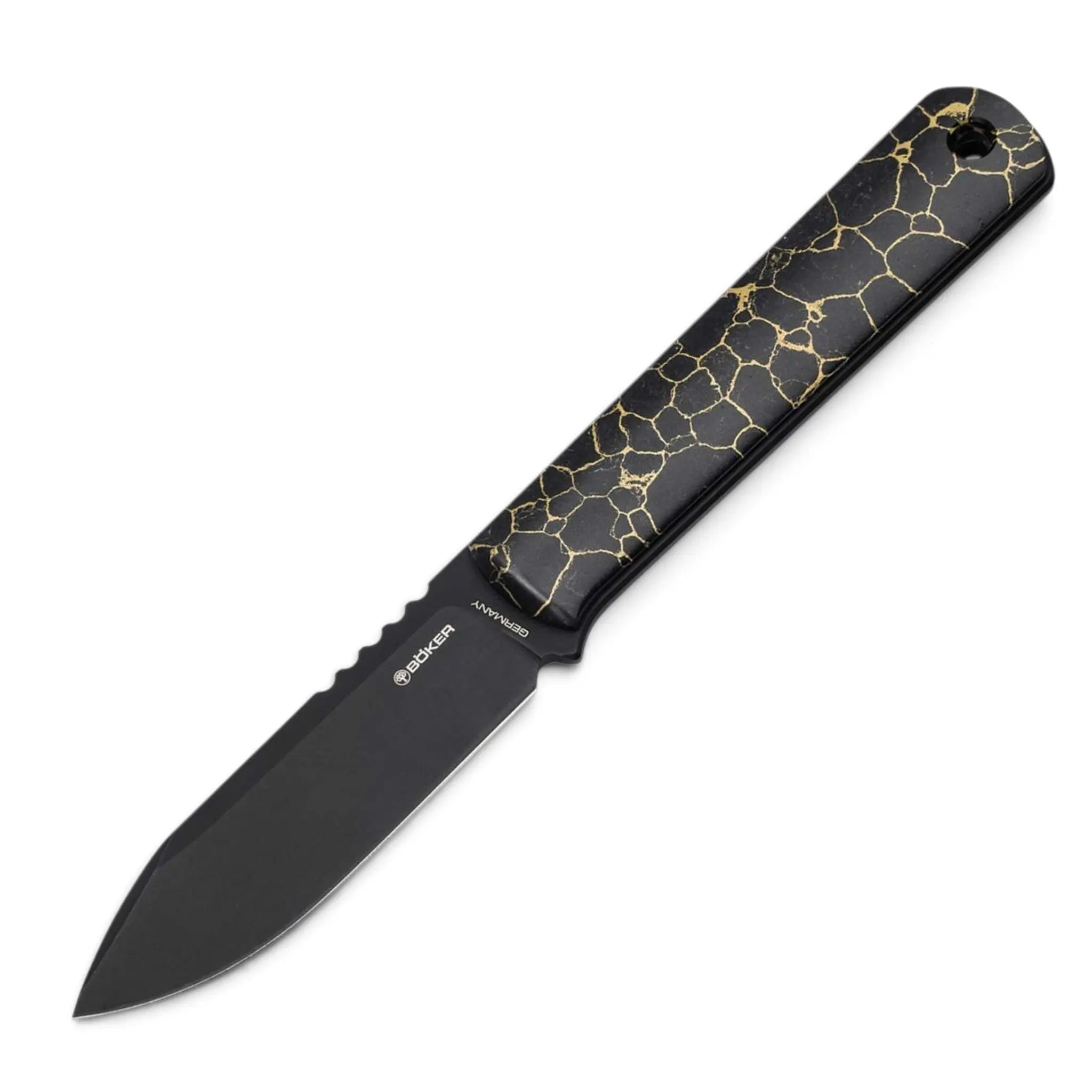 Böker BFF Packlite TruStone Black – feststehendes EDC-Messer MagnaCut