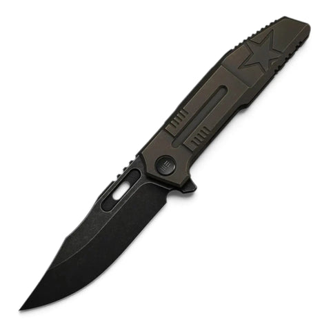 WE Knife Barracks Bronze Ti – M390 Einhandmesser Limited Edition