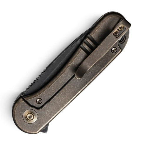 WE Knife Elementum Titanium Bronze – CPM-20CV Einhandmesser