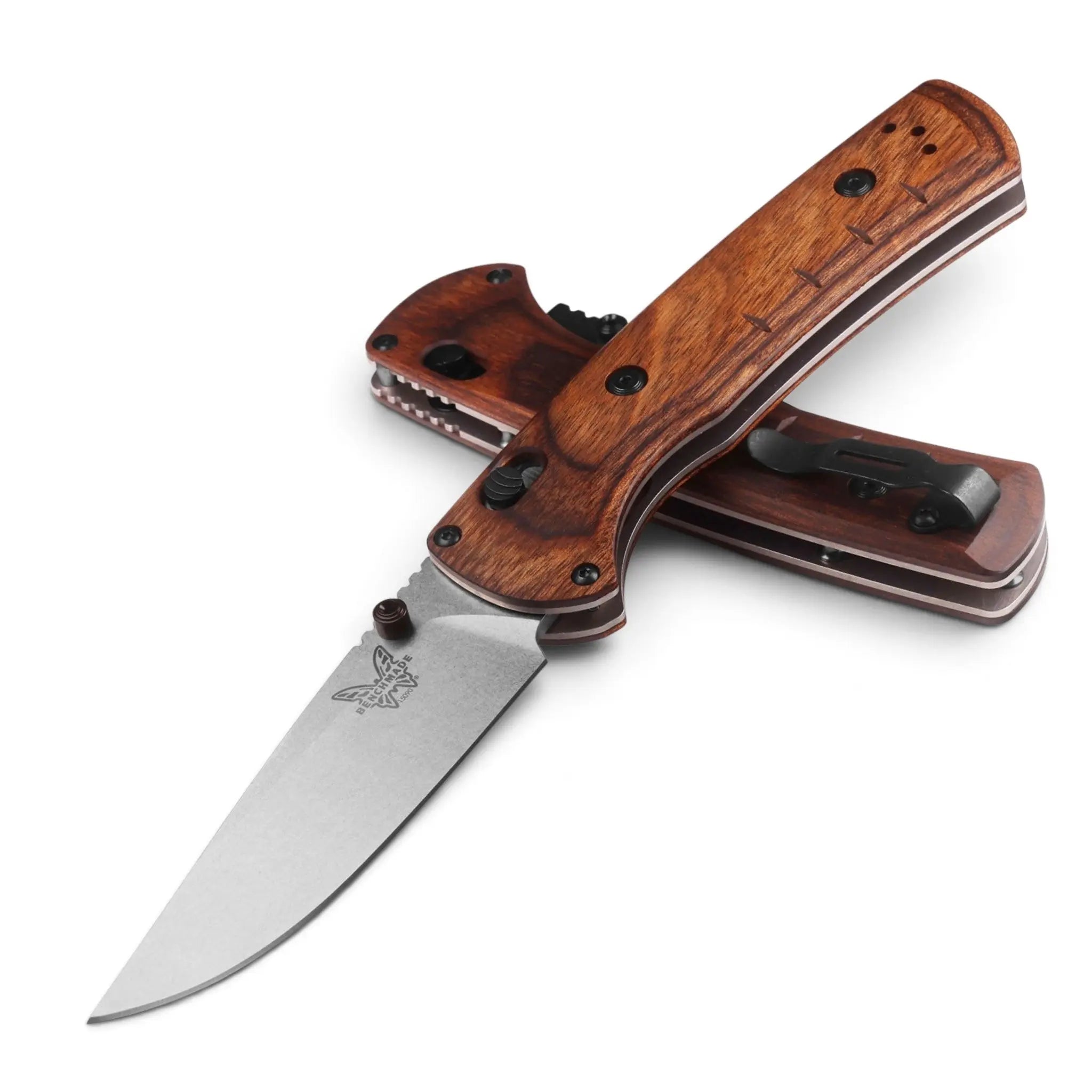 Benchmade 15090 SlipRidge Wood – MagnaCut Einhandmesser