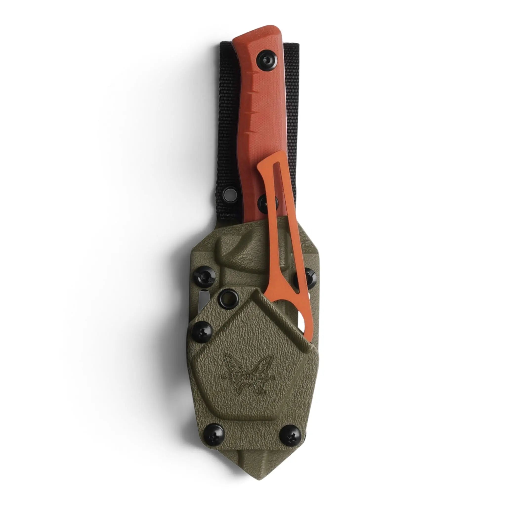 Benchmade 15650-01-COM SlipRidge Fixed Orange G10 mit Gut Hook