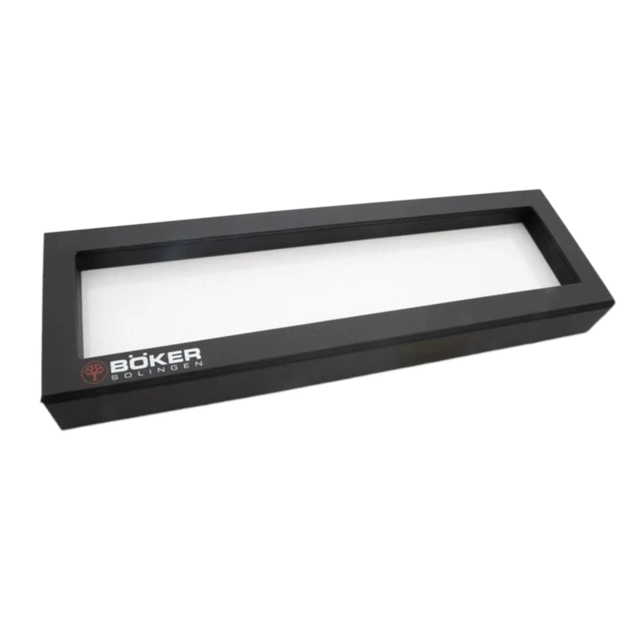 Böker Schwebedisplay schwarz – Präsentationsdisplay für ein Messer, 26,5 × 6 × 2,5 cm