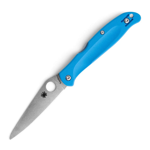 Spyderco Charisma Blue – vollflach geschliffene Klinge aus CTS BD1N, 7,6 cm