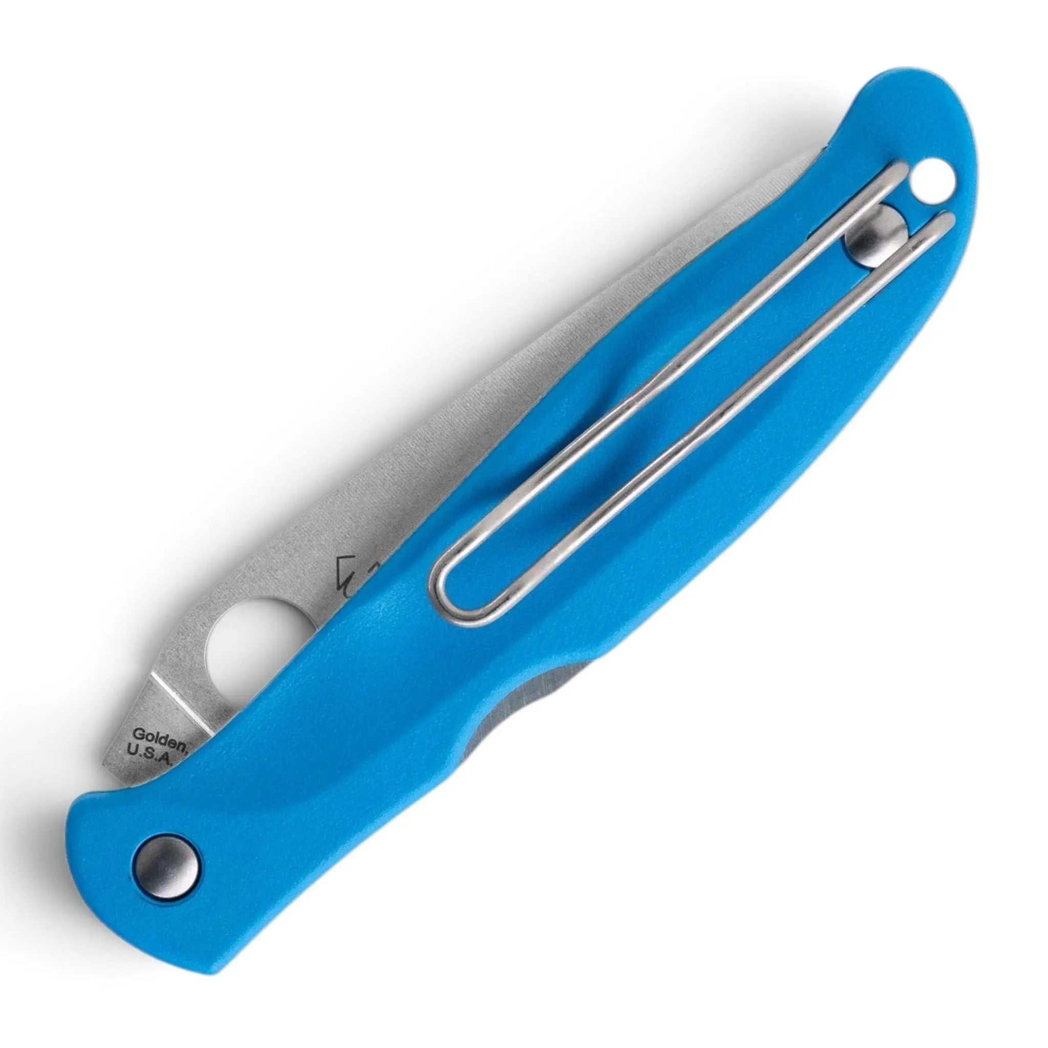 Spyderco Charisma Blue – linerloser FRN-Griff mit Deep-Pocket-Drahtclip, nur 23 g