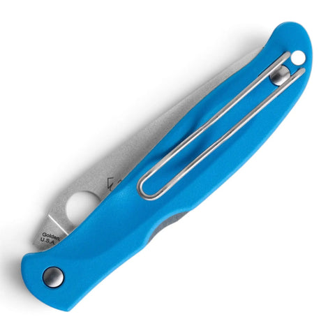 Spyderco Charisma Blue – linerloser FRN-Griff mit Deep-Pocket-Drahtclip, nur 23 g