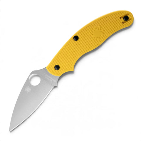 Spyderco UK Penknife Salt C94PYL – blattförmige MagnaCut-Klinge mit Vollflachschliff