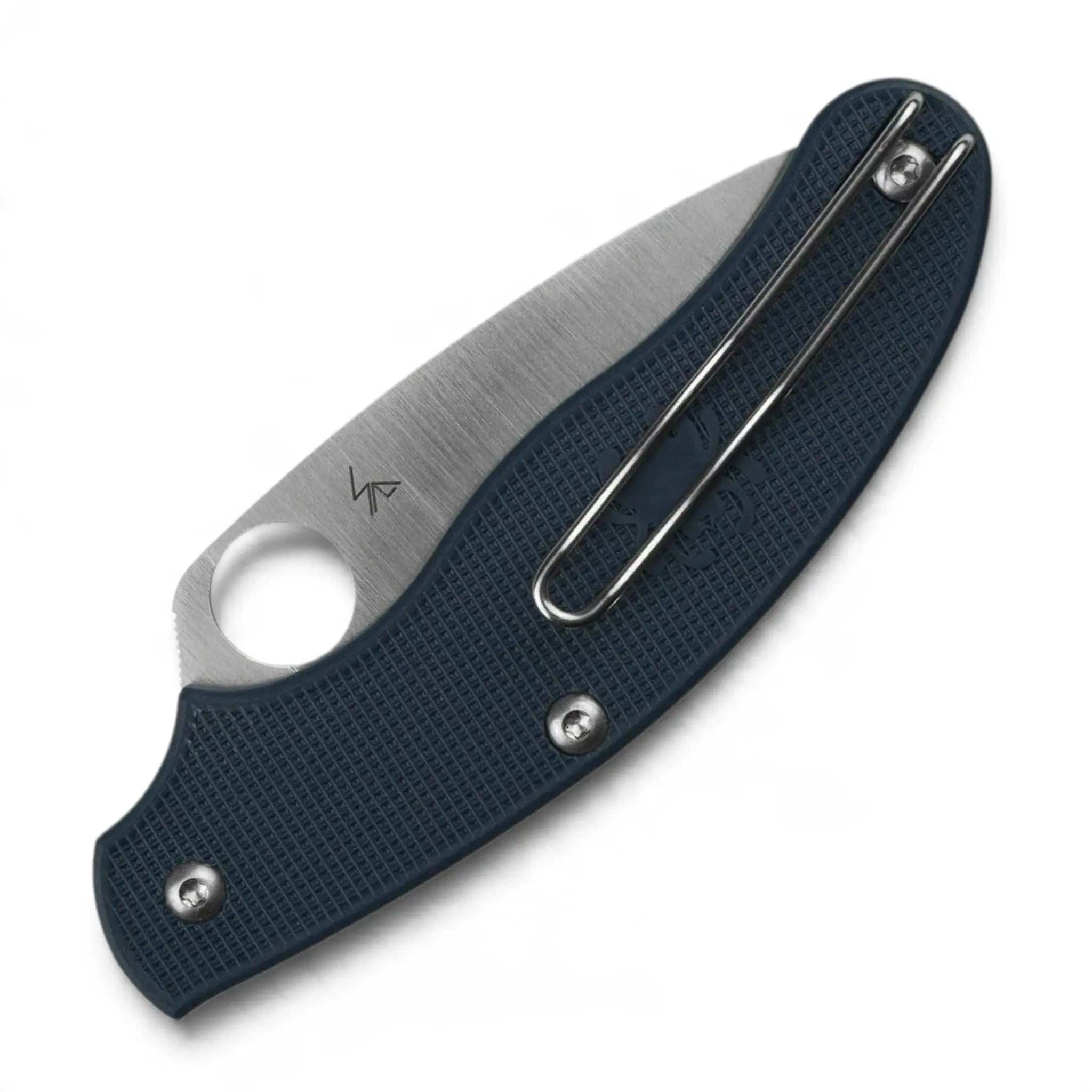 Spyderco UK Penknife C94PDBL – dunkelblauer FRN-Griff mit Taschenclip