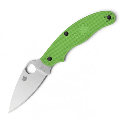 Spyderco UK Penknife Salt Green C94PGR – satinierte LC200N-Klinge mit Vollflachschliff