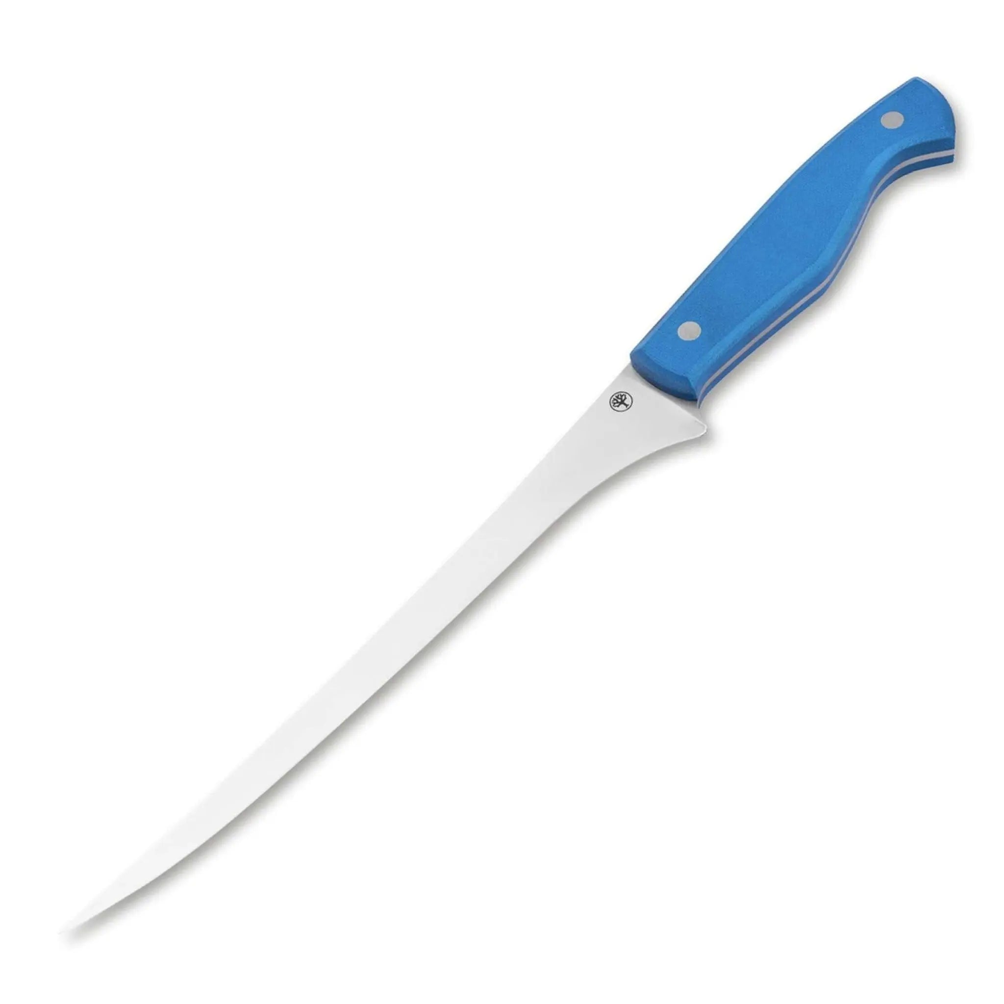 Böker Saga Filetiermesser Hellblau – flexibles 1.4116-Filetiermesser aus Solingen