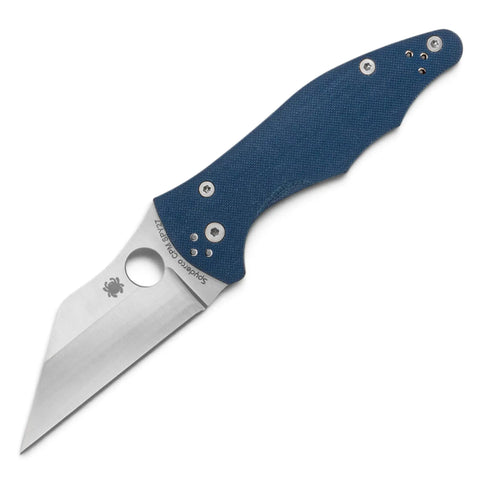 Spyderco Yojimbo 2 Cobalt Blue G10 CPM SPY27 PlainEdge (C85GPCBL2) – Wharncliffe von Michael Janich
