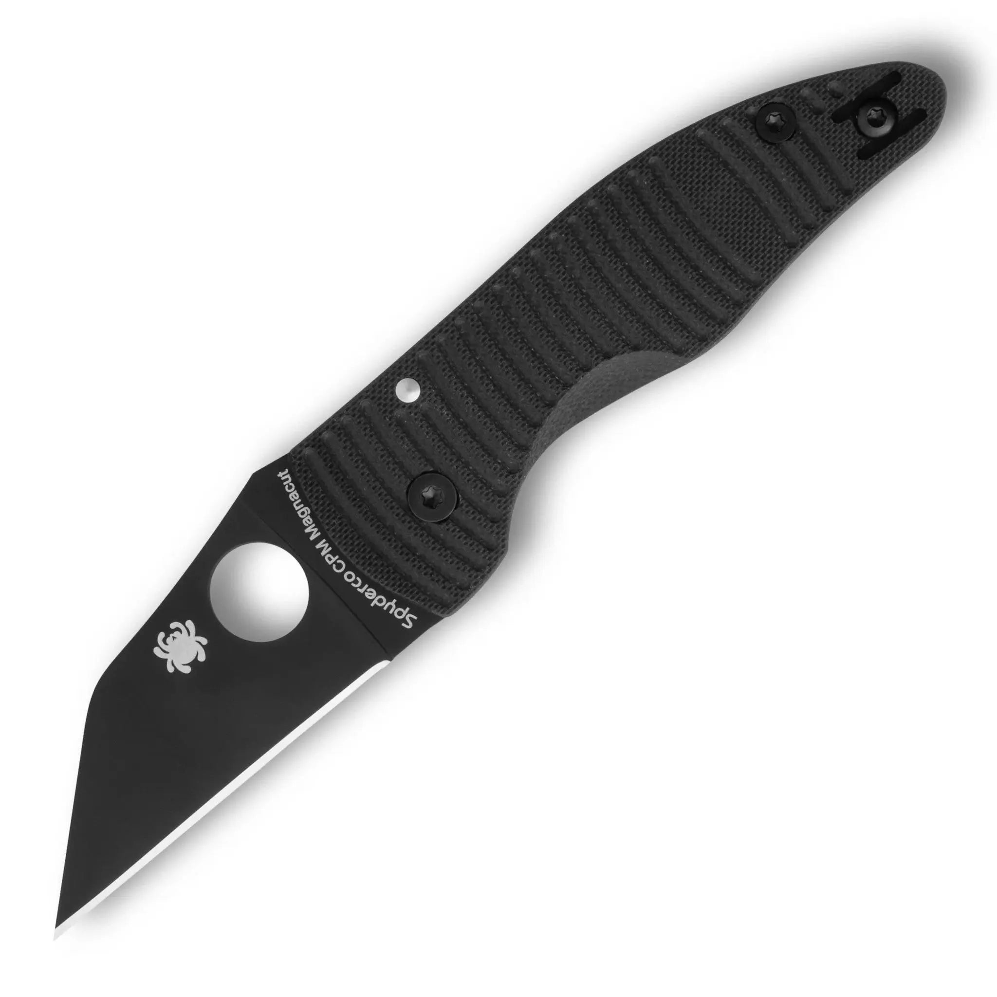 Spyderco MicroJimbo Salt C264GMCBKP – schwarze Wharncliffe-Klinge aus CPM MagnaCut