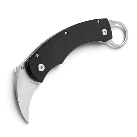Böker Plus Mechanical Claw Karambit mit Hawkbill-Klinge aus 440C und Fingerring