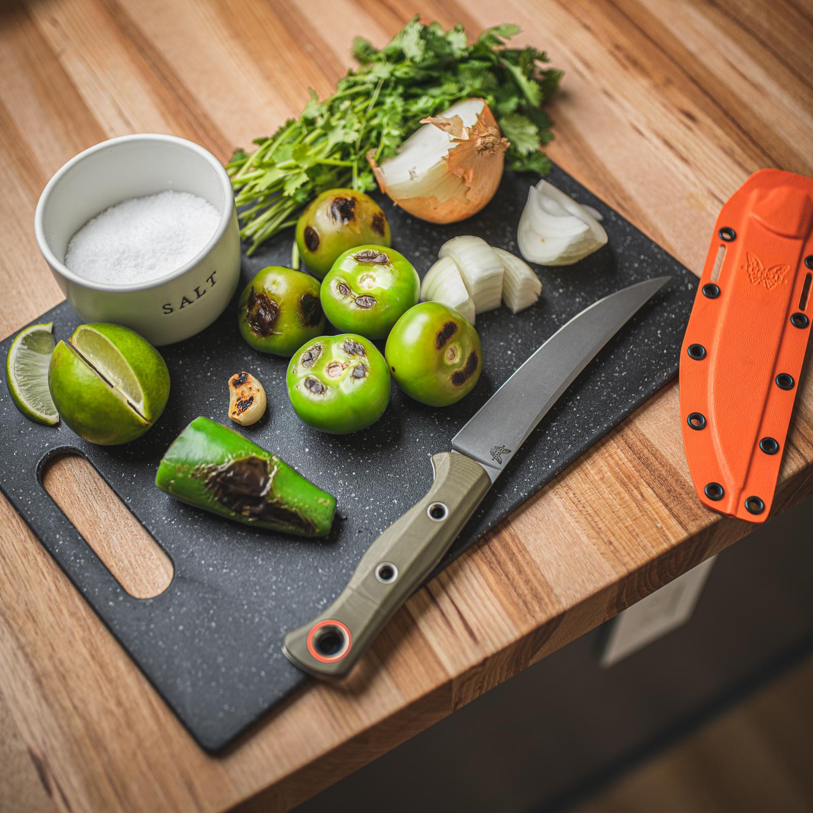 Benchmade 15500-3 Meatcrafter CPM-S45VN – Jagd- & Fleischmesser G10 Green