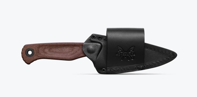 Benchmade 203BT-03 Dacian MagnaCut – Blue Blade Jagdmesser Micarta & Leder