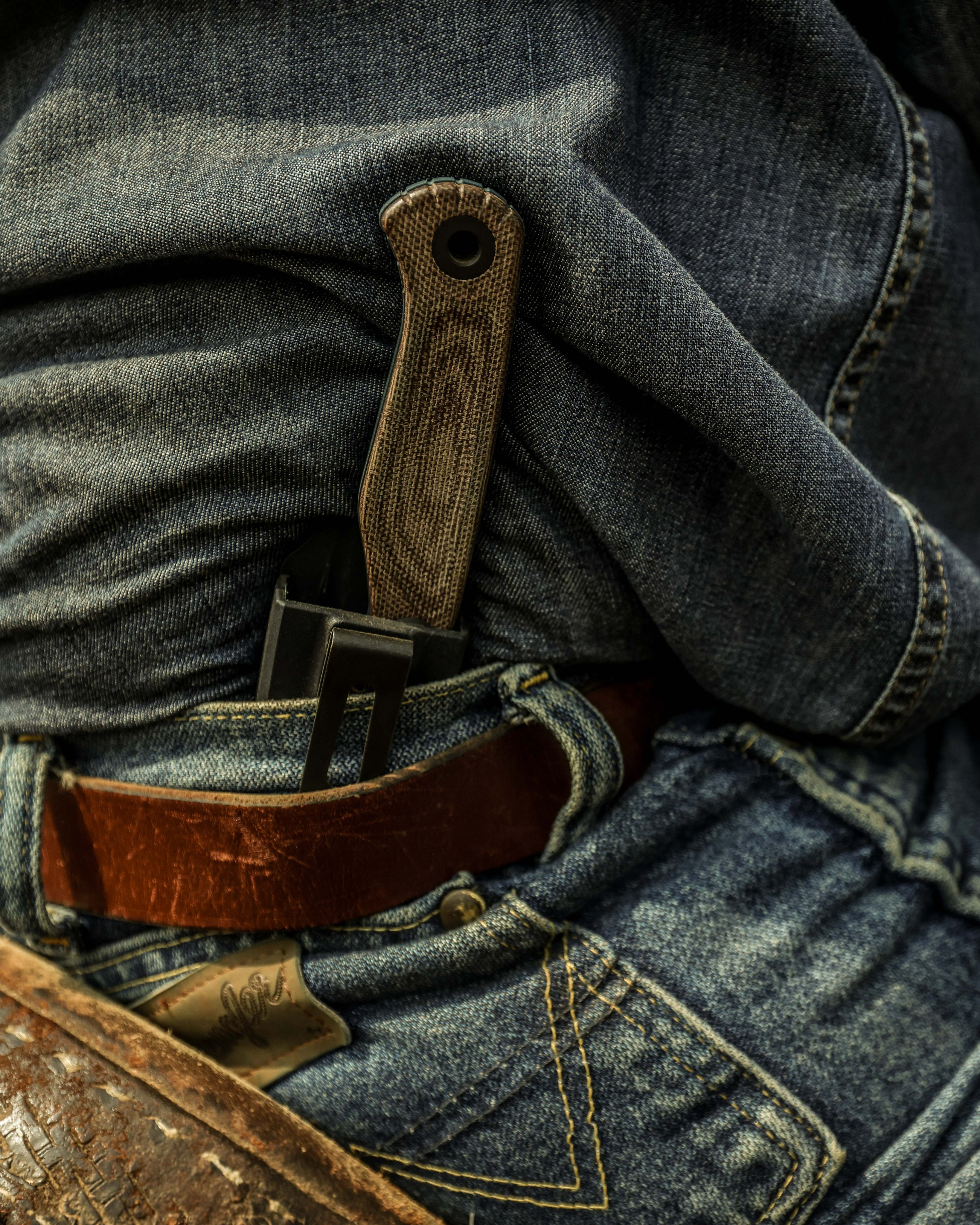 Benchmade 203BT-03 Dacian MagnaCut – Blue Blade Jagdmesser Micarta & Leder