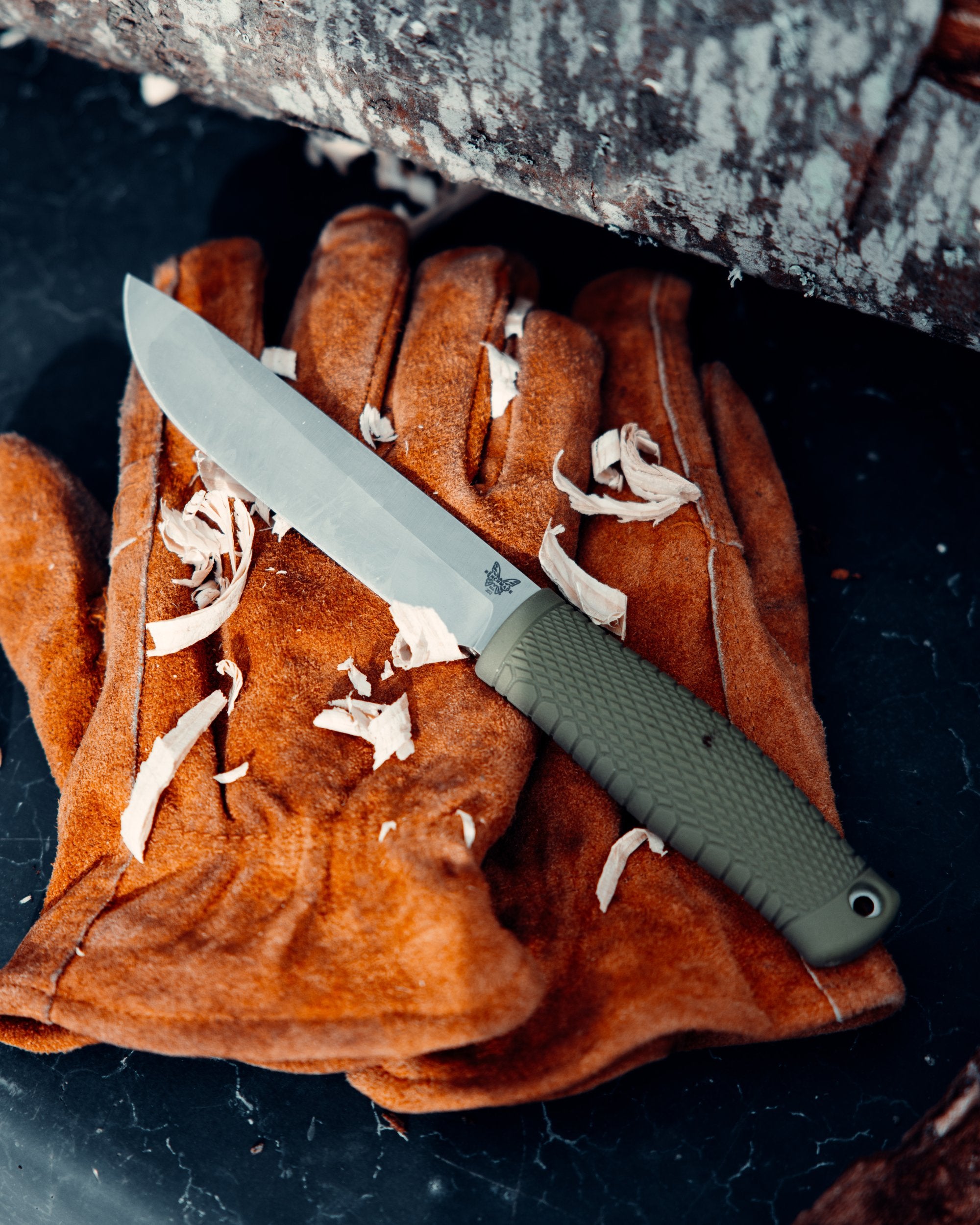 Benchmade 15006-01 Steep Country Hunter CPM-S30V – Jagdmesser mit Grip