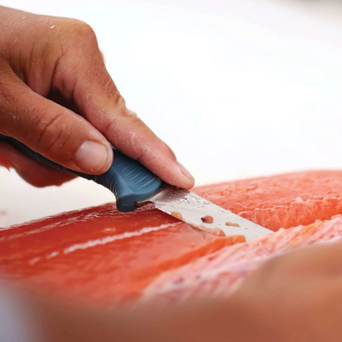 Benchmade 18010 Fishcrafter 7" (17,8cm) CPM-MagnaCut – Filetiermesser Blue Santoprene